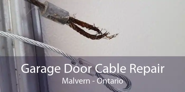Garage Door Cable Repair Malvern - Ontario