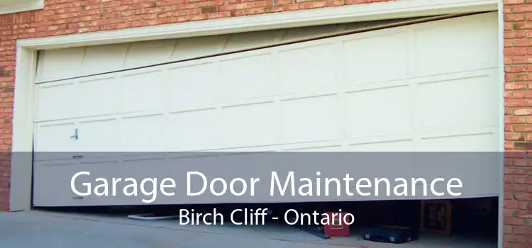 Garage Door Maintenance Birch Cliff - Ontario