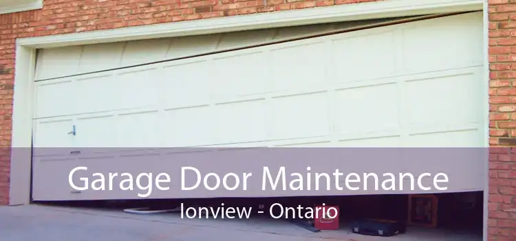 Garage Door Maintenance Ionview - Ontario
