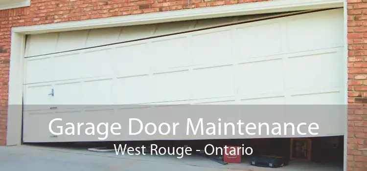 Garage Door Maintenance West Rouge - Ontario