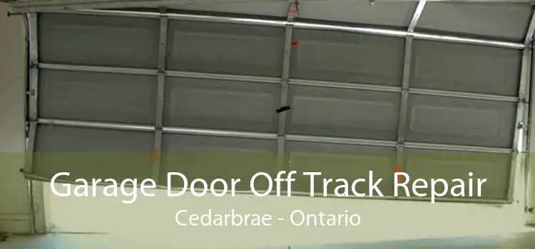 Garage Door Off Track Repair Cedarbrae - Ontario