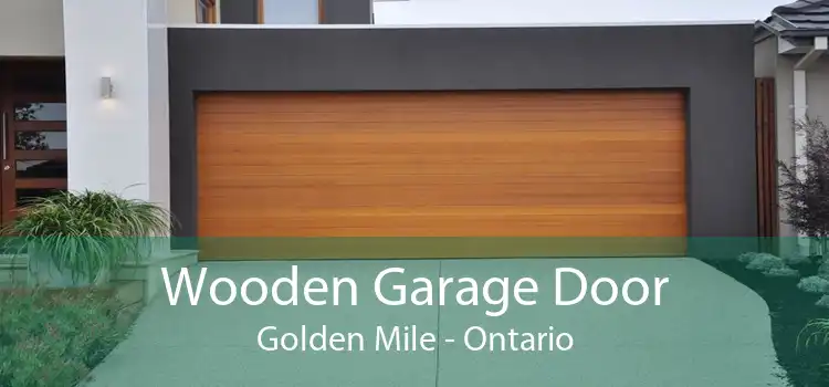 Wooden Garage Door Golden Mile - Ontario