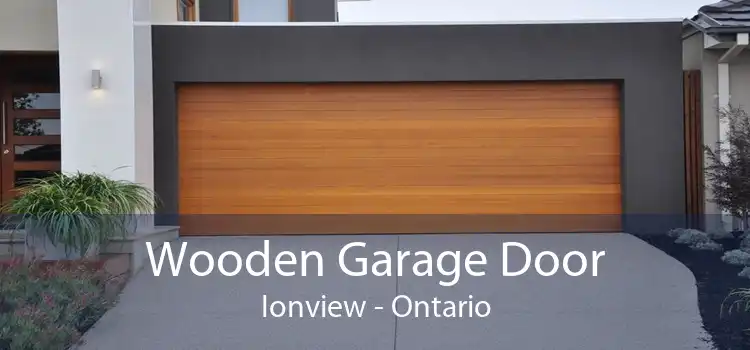 Wooden Garage Door Ionview - Ontario
